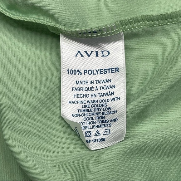 AVID Tee Shirt Long Sleeve Pacifico UV Moisture Wicking Green Outdoor Hiking - Picture 11 of 11